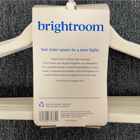 10 Pack Non- Slip Velvet Hangers- Beige - Picture 3 of 3